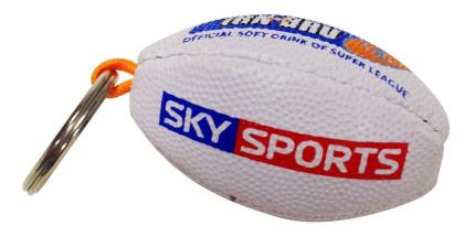 Rugby Ball Keyring