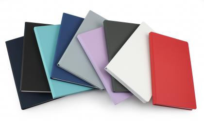 RECYCOPLUS Recycled & Recyclable A5 Casebound Notebook in 9 Colours