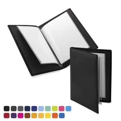 A5 Wine List or Menu Holder in Soft Touch Vegan Torino PU.