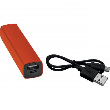 Powerbank 2200 mAh with USB port in a box