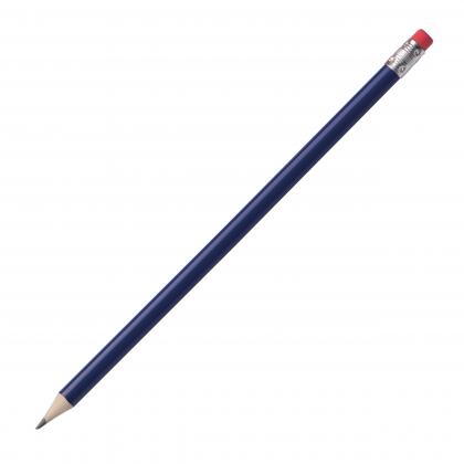 Pencil with rubber