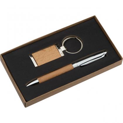 Metal wooden gift set Enschede