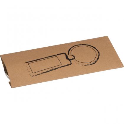 Slender metal key ring Slim