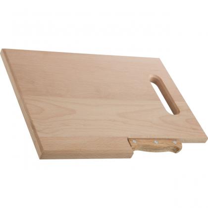 Wooden board with knife Lizzano