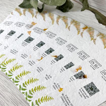 Seed Paper Bookmarks