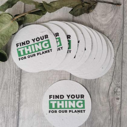 Seed Paper Coasters