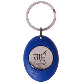 Trolley Coin Keyring
