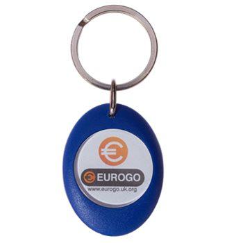 Trolley Coin Keyring