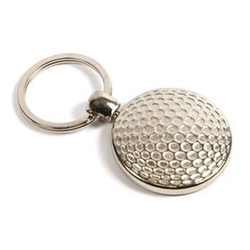 Metal Golf Ball Keyring