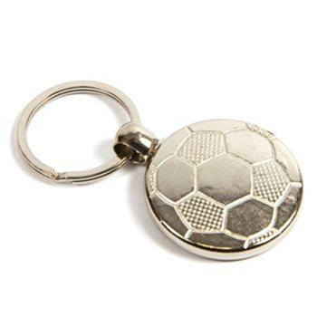 Metal Football Keyring