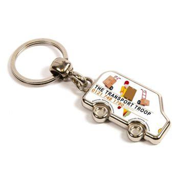 Metal Van Keyring