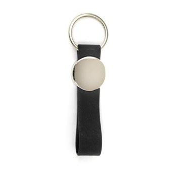 Metal Keyring with Silicone Loop