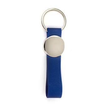 Metal Keyring with Silicone Loop