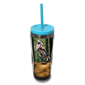 Travel Mug with extra lid and straw Travel Mug with extra lid and straw