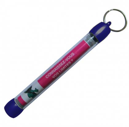 Plastic Banner Keyrings