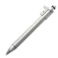 Plastic Ball pen with sliding calliper Prescot