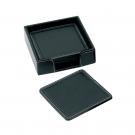 Sandringham Nappa Leather Square Coaster Set