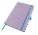 RECYCOPLUS Recycled A5 Casebound Notebook with Elastic Strap & Pen Loop in 9 Colours