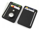 RFID Airtag Wallet in Black Porto