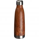 Stainless steel bottle with wooden look Tampa