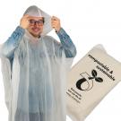 Compostable rain poncho Fleurus