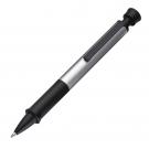 Aluminium ball pen with black clip