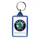 Recycled Plastic Rectangular Keyring 