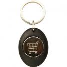 Trolley Coin Keyring