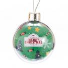 Large Shatter Resistant Clear Plastic Bauble