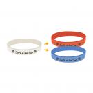 UV Debossed Silicone Wristband