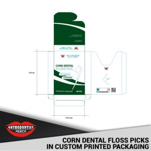 1. Floss Picks Biodegradable in Custom Printed Packaging