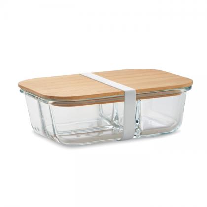 Tundra 3 - Glass Lunch Box With Bamboo Lid