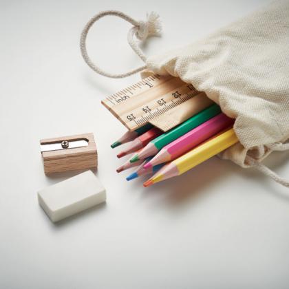 Fundraw - Kids Drawing Set In Drawstring