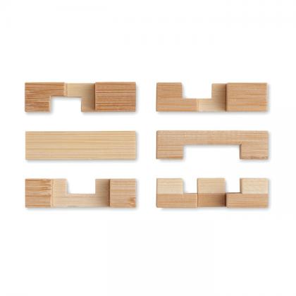 Squarenats - Bamboo Brain Teaser Puzzle