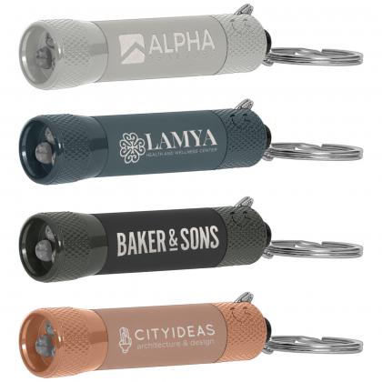 Chroma Softy Monochrome Metallic 3 LED Torch Keychain