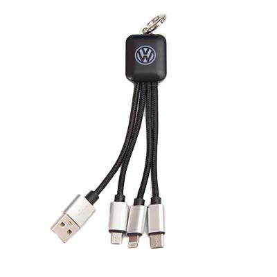 Square LED 3 in 1 Cable