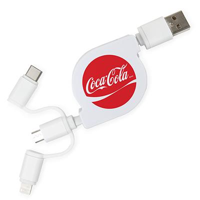 3 in 1 Rectractable Multi Cable