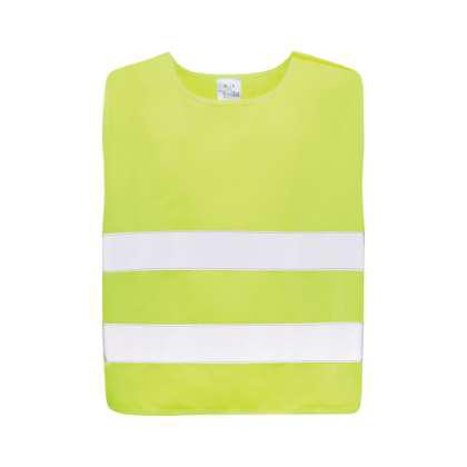 GRS recycled PET high-visibility safety vest 7-12 years