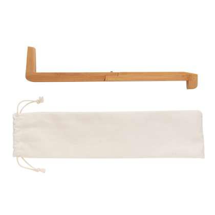 Bamboo portable laptop stand