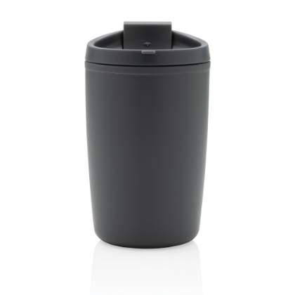 GRS Recycled PP tumbler with flip lid