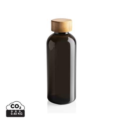 GRS RPET bottle with bamboo lid