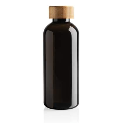 GRS RPET bottle with bamboo lid