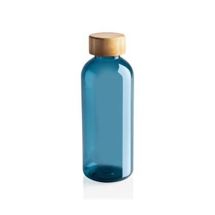 GRS RPET bottle with bamboo lid