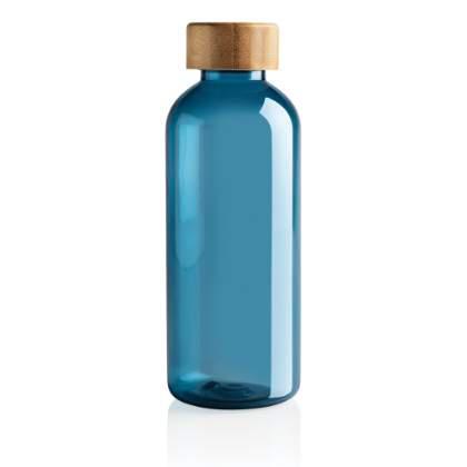 GRS RPET bottle with bamboo lid
