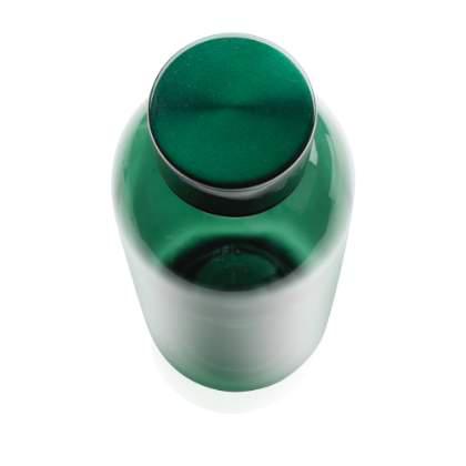 Leakproof water bottle with metallic lid