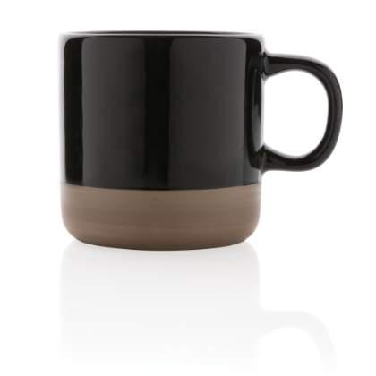 Glazed ceramic mug