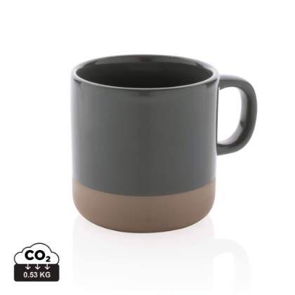 Glazed ceramic mug