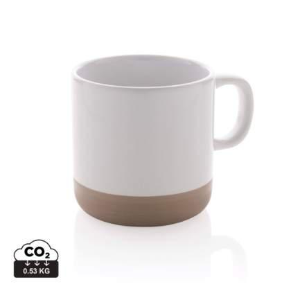 Glazed ceramic mug