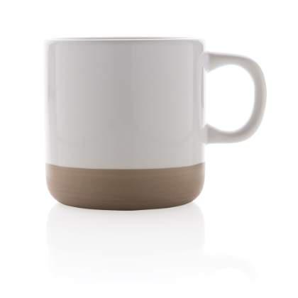 Glazed ceramic mug