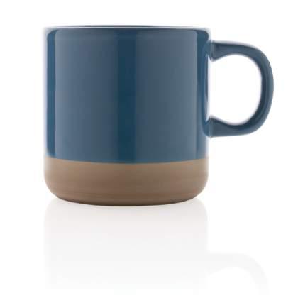 Glazed ceramic mug